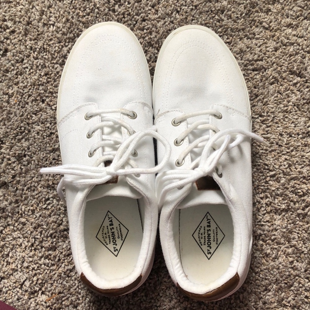 St. John’s Bay Men’s White Sneakers